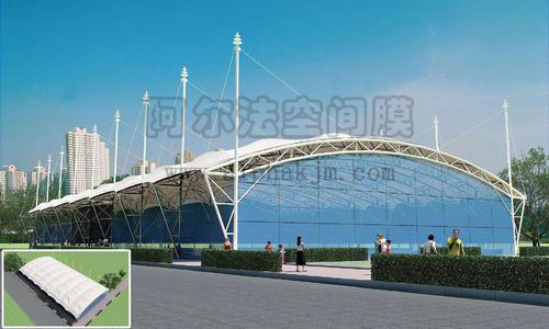體育公園羽毛球館膜結構
